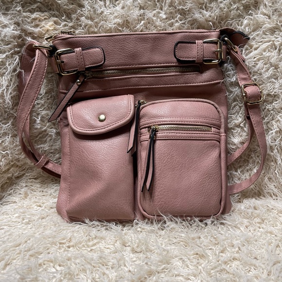 Amazon Handbags - Women’s Blush Pink Crossbody Bag